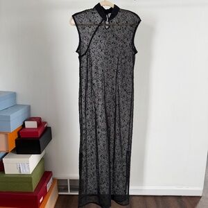 vintage dress with sparkles